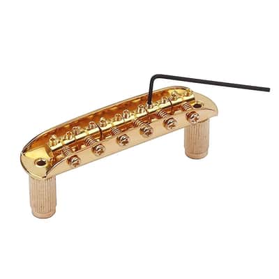 Gold Adjustable Jazzmaster Style Guitar Vintage Bridge image 2