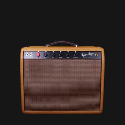 2-3 Week Delivery Time-Tyler Amp Works JT-22-Blackface Princeton Design-Tube Tremolo-Spring Reverb with Fat Switch and Mid EQ 50 Watt Speaker image 1