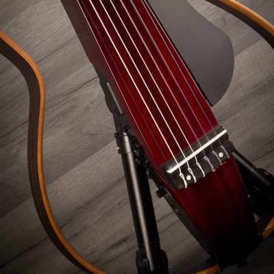 Yamaha SLG200N Silent Nylon String Crimson Red Burst image 5