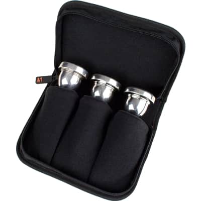 Protec A212ZIP Tuba Mouthpiece Pouch–3 Piece (Nylon) with Zipper image 1