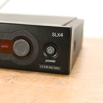Shure SLX4 Wireless Receiver - L4 Band: 638-662 MHz (NO POWER SUPPLY) CG012KQ image 4