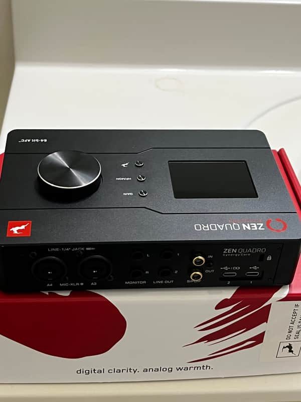 Antelope Audio Zen Quadro Synergy Core USB-C Audio Interface 2024 - Present - Black image 1