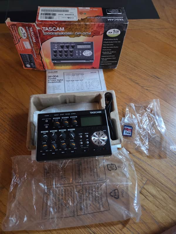 TASCAM Pocketstudio DP-004 Portable Digital 4-Track Recorder | Reverb