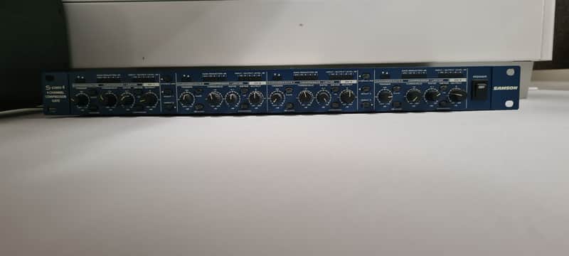 Samson S-Com 4 S Class 4-Channel Compressor/Gate 2010s - Blue image 1