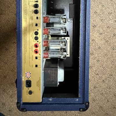 Marshall 6100 30th Anniversary Series 3-Channel 100-Watt Guitar Amp Head 1992 - 1997 - Blue image 7