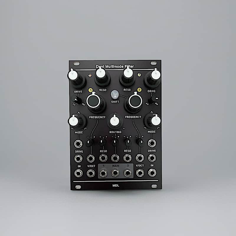 MDL Music Dual Multimode Filter - Black Anodized Panel (Mutable Instruments Blades 2024) image 1