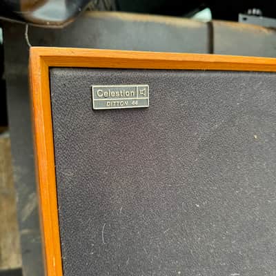 Matched Pair 2x Vintage Celestion Ditton 44 British Hifi Wooden Speakers image 2