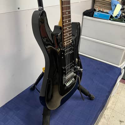 Used Schecter Diamond Series Omen 6 FR Electric Guitar Gloss Black Floyd Rose Special Locking Nut image 9