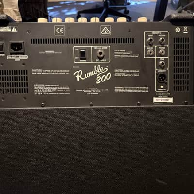 Fender Rumble 200 V3 200-Watt 1x15" Bass Combo 2015 - Present Black image 5