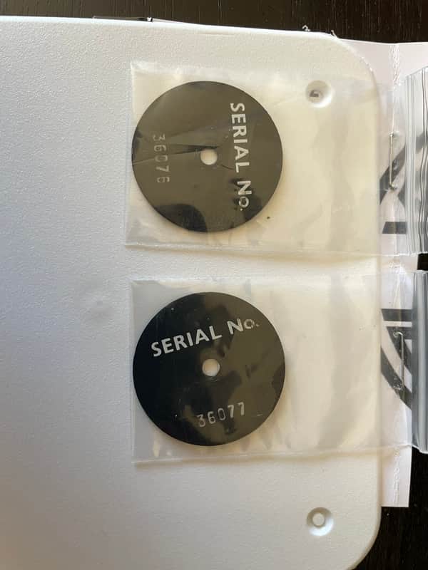 Immagine Selmer Serial plate pair 1969 1969-1972 - 1