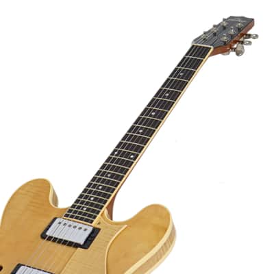 1997 Heritage H-535-VV Semi-Hollow Electric Guitar Antique Natural image 7