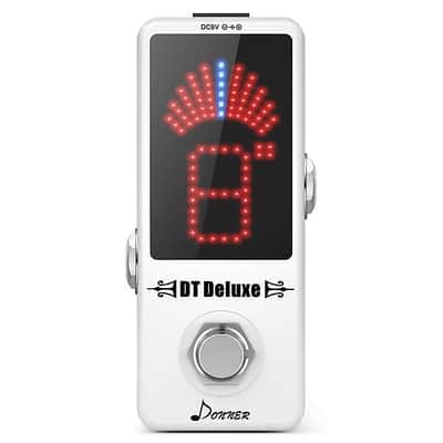 Donner New Tuner DT Deluxe Guitar Tuner Pedal +/- 1 Cent True Bypass image 3