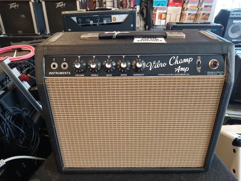 Fender Vibro champ 1964 - Black image 1