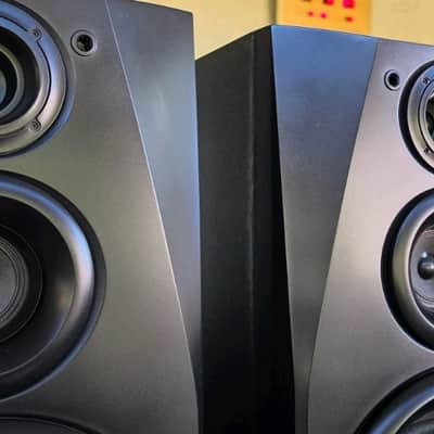 VINTAGE TECHNICS 3 WAY STEREO MUSIC SPEAKERS/100 WATTS EACH image 7