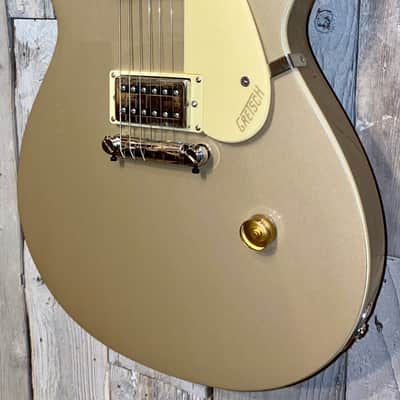 2021 Gretsch G2215-P90 Streamliner Junior Jet Club Sahara Metallic, Help Support Small Business ! image 5