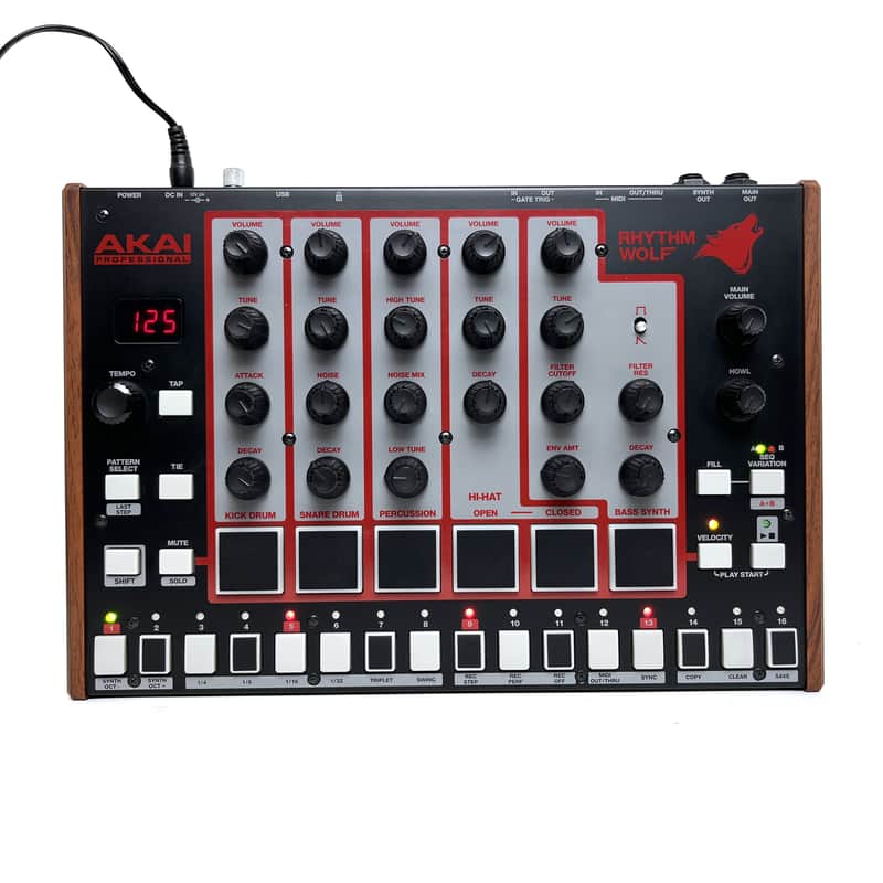 Akai Rhythm Wolf Analog Drum Machine and Bass Synthesizer | Reverb