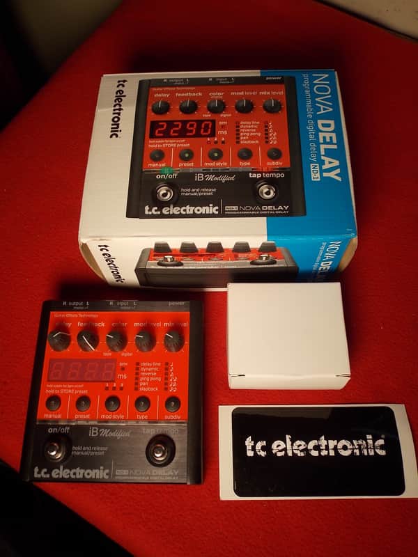 TC Electronic iB Modified Nova Delay ND-1 Delay Guitar Effects