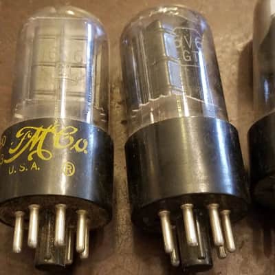 Sylvania etc. ONE (1) 6V6GT clearglass Beam Power tNOS AT1000 TESTED Vacuum Tubes 6V6 Audio 1959-1970 image 2