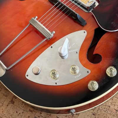 Harmony H66 Vibrajet 1961 - Red Sunburst image 5