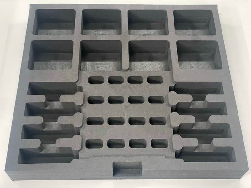 Custom Foam Insert for Rack Drawer fits 8 Shure IEM Wireless In-Ear Bodypacks PSM-900 P9R P9RA P9RA+ P3RA P3RA+ image 1