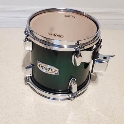 Mapex M 8"x8"inch Tom Drum W/Mount - Lacquered Green Fade - Gorgeous Clean A+ image 1
