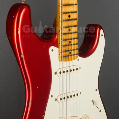 Fender Custom Shop Stratocaster 58 Relic Faded Aged 2022 - Candy Apple Red (COD 1127UG) image 12