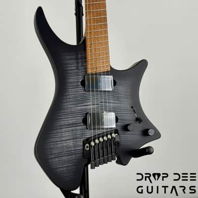 Strandberg Boden Original N2.6T Tremolo Multiscale Headless Electric Guitar w/ Bag - Black Denim Burst Satin image 3