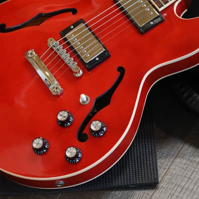 2017 Gibson ES-339 Semi-Hollow Electric Guitar Cherry Red + GB image 6