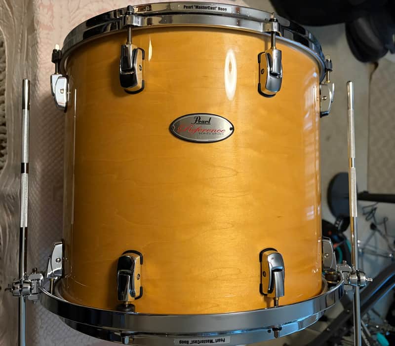 Pearl 16x14 Reference floor tom - Natural Lacquer, Free shipping image 1