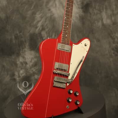 1965 Gibson reverse Firebird III w/non-reverse headstock original CARDINAL RED!! image 7