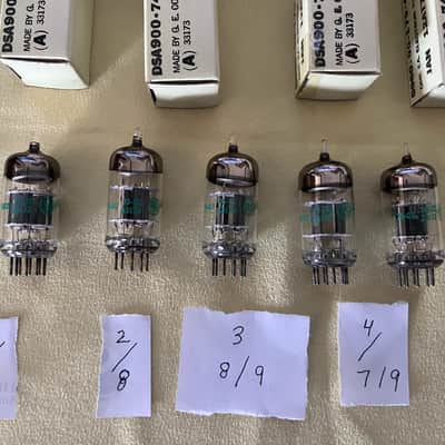 Jan General electric Jan GE 12AT7WC Preamp tubes 1975 image 6