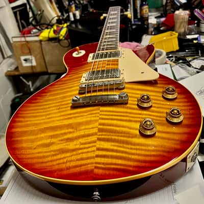 Gibson Custom Shop Historic Collection '59 Les Paul Standard Flametop Reissue 2002 - Heritage Cherry Sunburst image 4