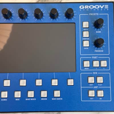 Groove Synthesis 3rd Wave 8M 8-Voice Desktop Synthesizer 2025 - Present - Blue image 4