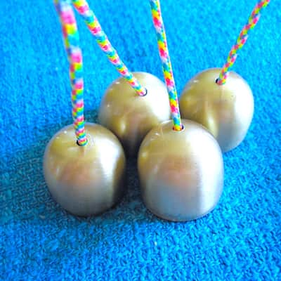Finger Cymbals,  Chinese Bells, Cup Cymbals, 2 PAIR image 3