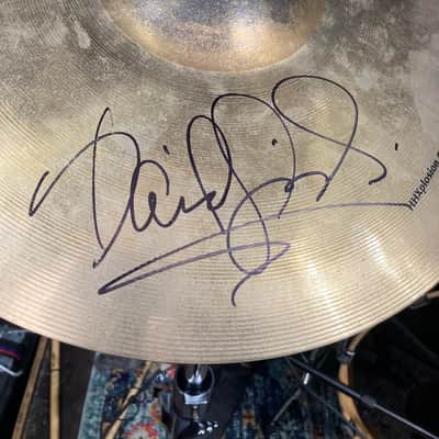 David Garibaldi's Tower of Power, Sabian - 15" HHXplosion Crash Cymbal 784g SIGNED! image 6