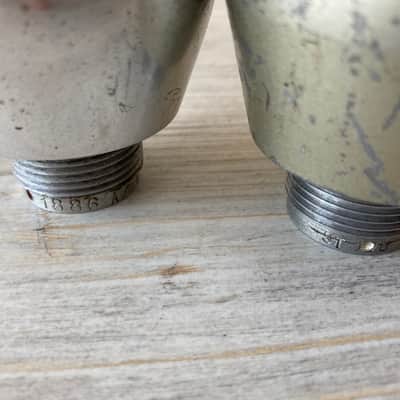 1959 X2 Siemens SM8F Vintage Electro Dynamic Microphones Please Read The Description image 8