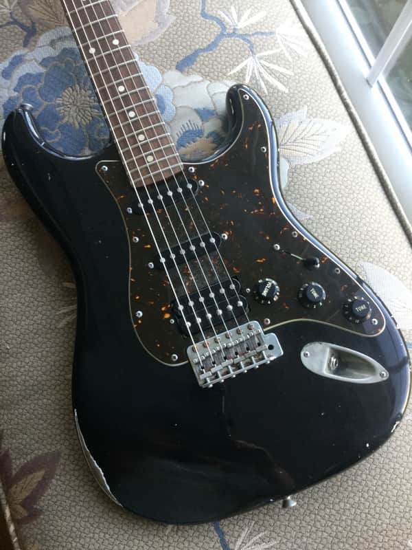 Xotic XSC-2 Relic HSS Crazy flamey neck image 1