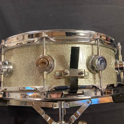 DW - David Frangioni Collection - 5x14" Collector's Series Maple Snare Drum 1987 - Silver Sparkle image 20