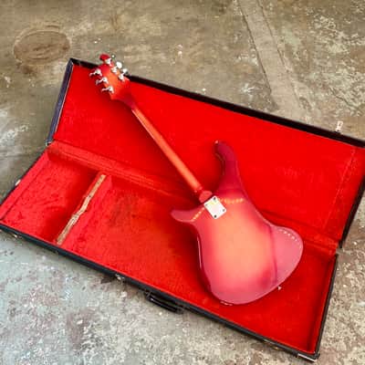 Rickenbacker 481-S 1976 - Fireglo original vintage USA slant fret 481S Bigsby dimarzio image 6