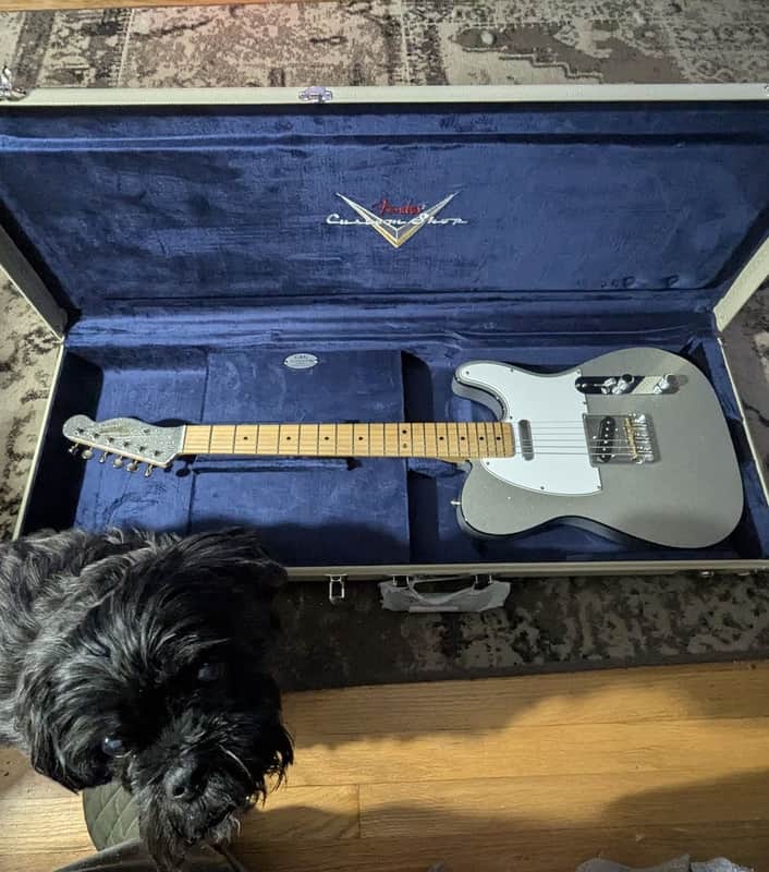 Fender CS Silver Sparkle Telecaster NOS 1964 image 1