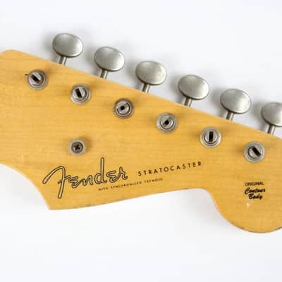 Vintage 1955 Fender Stratocaster 55' Reissue Custom Shop ~Heavy Relic~ Maple Neck USA Strat w/Original Tuners image 12