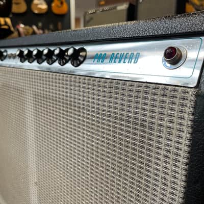 Fender Pro Reverb 2-Channel Reverb and Vibrato 40-Watt Tube 2x12" Guitar Combo 1974 - Silverface image 5