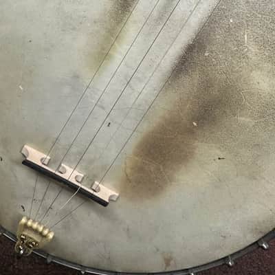 Used A.C. Fairbanks Co. Makers Boston, MASS. 5 String Banjo Late 1890s?? Open Back AS IS image 10