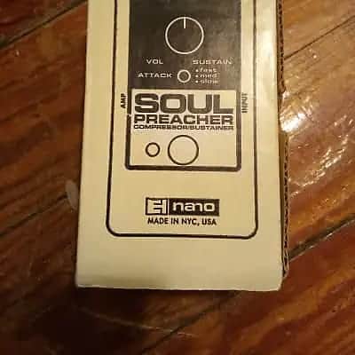 Electro-Harmonix EHX Soul Preacher Nano w/ Voltage Starve Mod RARE BOX MISPRINT image 2