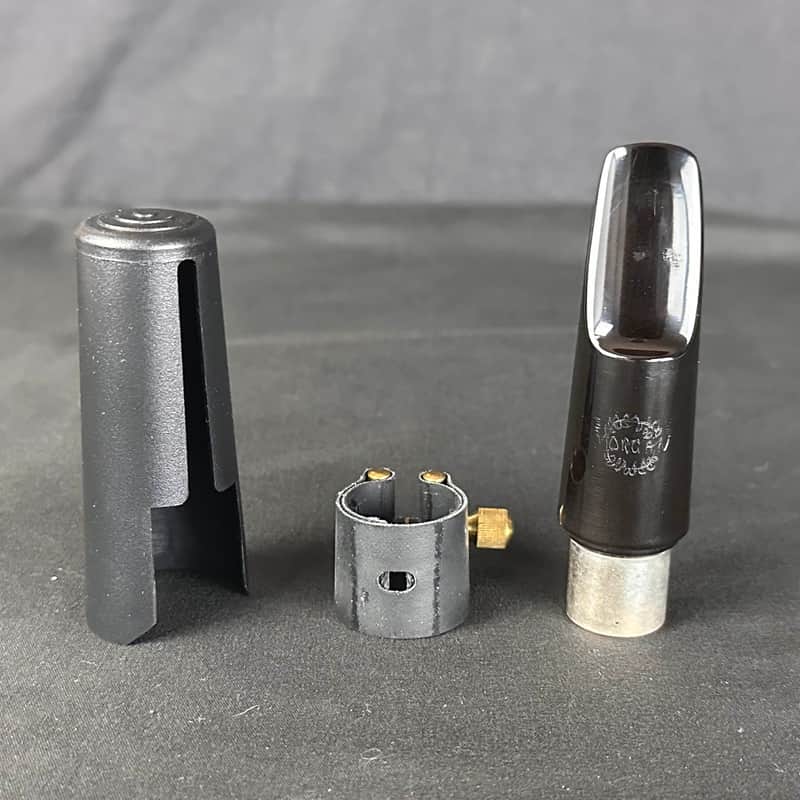 Morgan Excalibur 7E Tenor Saxophone Mouthpiece, Rovner Ligature, Cap image 1