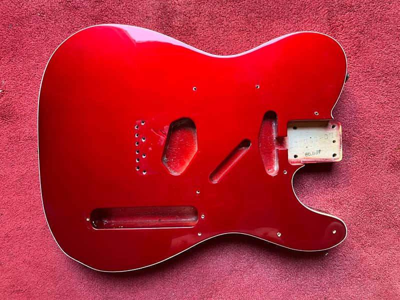fender telecaster body candy apple red 1999 image 1