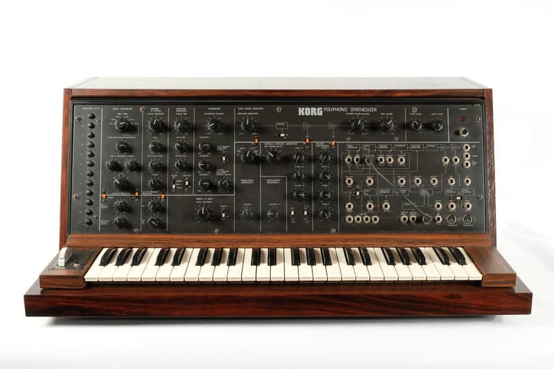 Korg PS-3100 Polyphonic Synthesizer 1977 - Wood image 1
