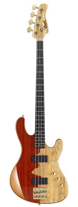 Cort, Jeff Berlin Rithimic 4-String Bass Guitar, Right, Natural Glossy, Full (RITHIMICNAT) image 1