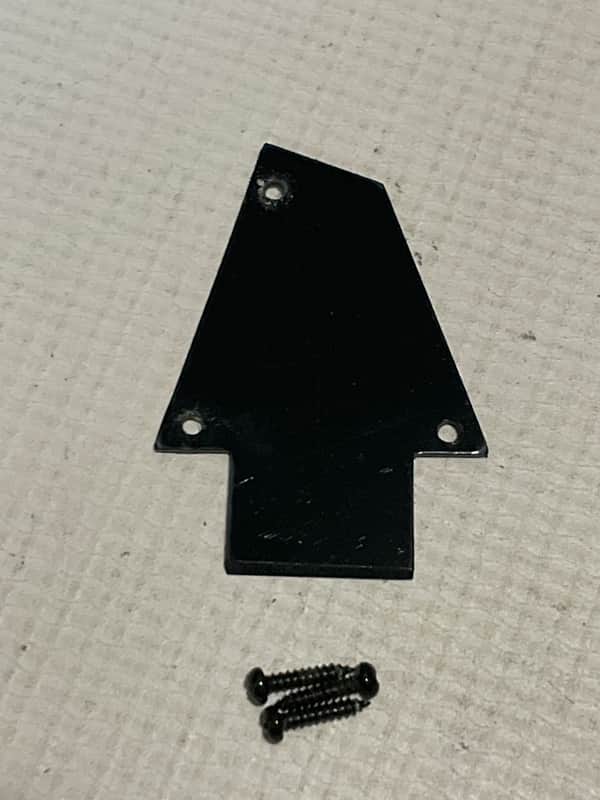 2000's Korean Ibanez S & RG Series Electric Guitar Black Truss Rod Cover 1 Ply image 1