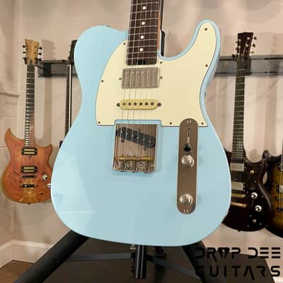 Schecter Custom Shop PT Wembley Studio Electric Guitar w/ Case-Sonic Blue Aged Nitro image 4